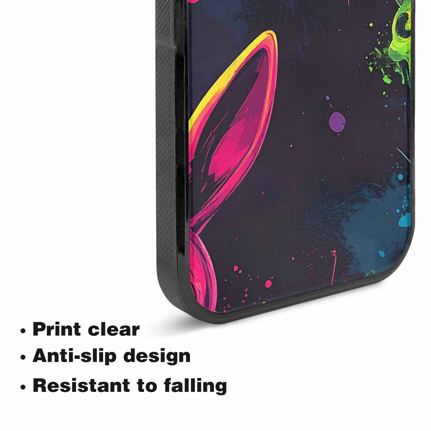 iPhone 15 Plus Case — Radioactive Ghost Bunny Skull Small Radioactive, Customized Protective Case