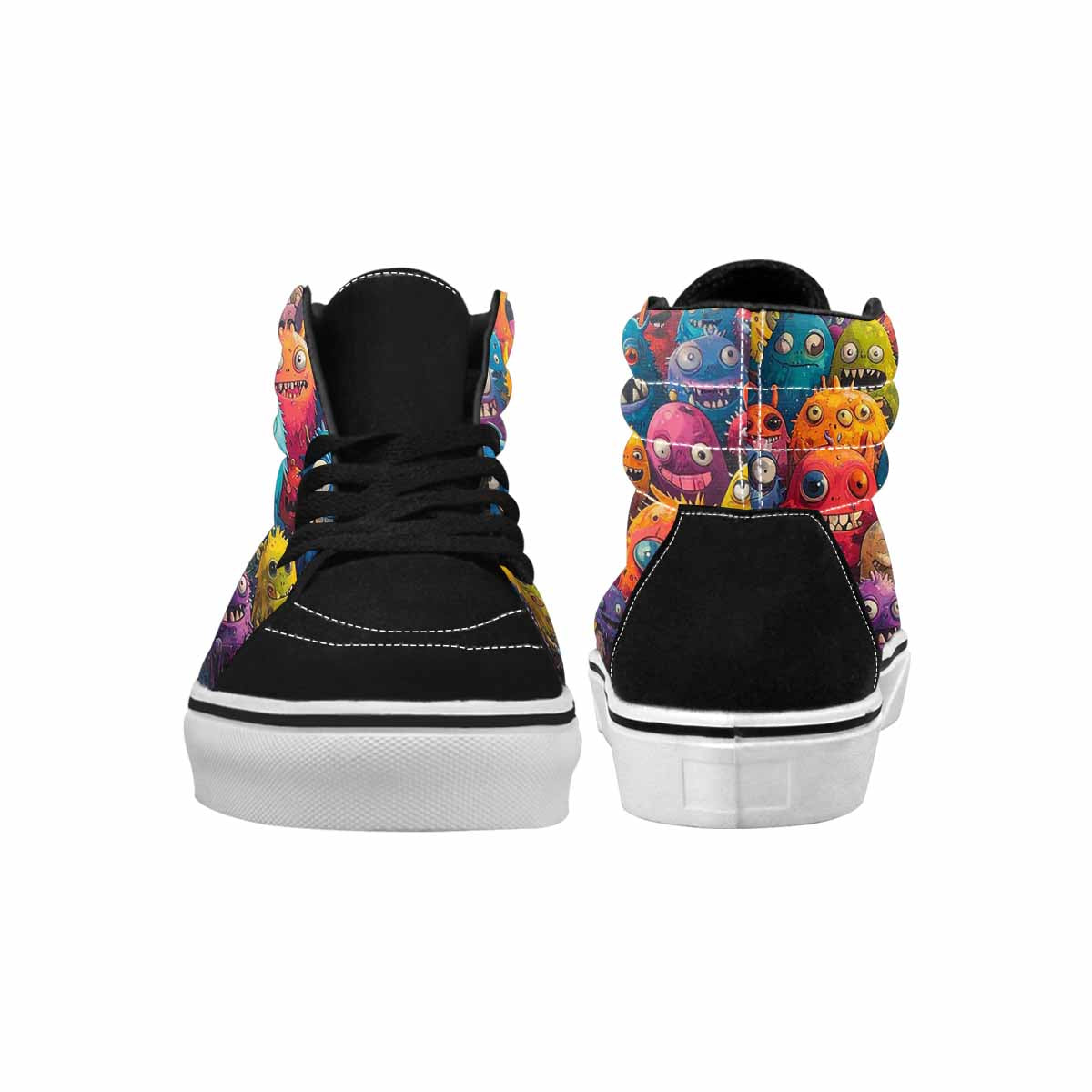 MEN'S Monsters (general) Cartoon Monst High Top Canvas Vivid Sneakers