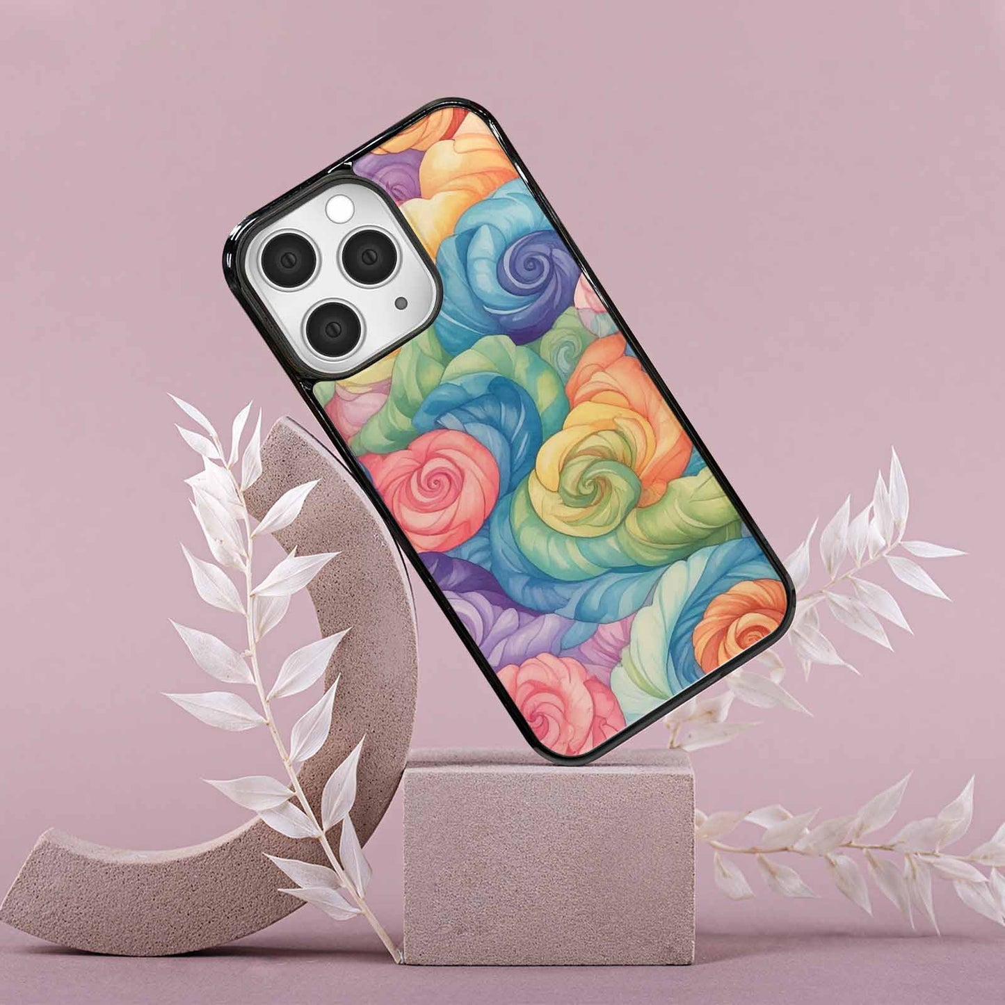 iPhone 15 Pro Max Case — Tie Dye Swirls Tie Dye Swirls, Custom Designed Case Cover