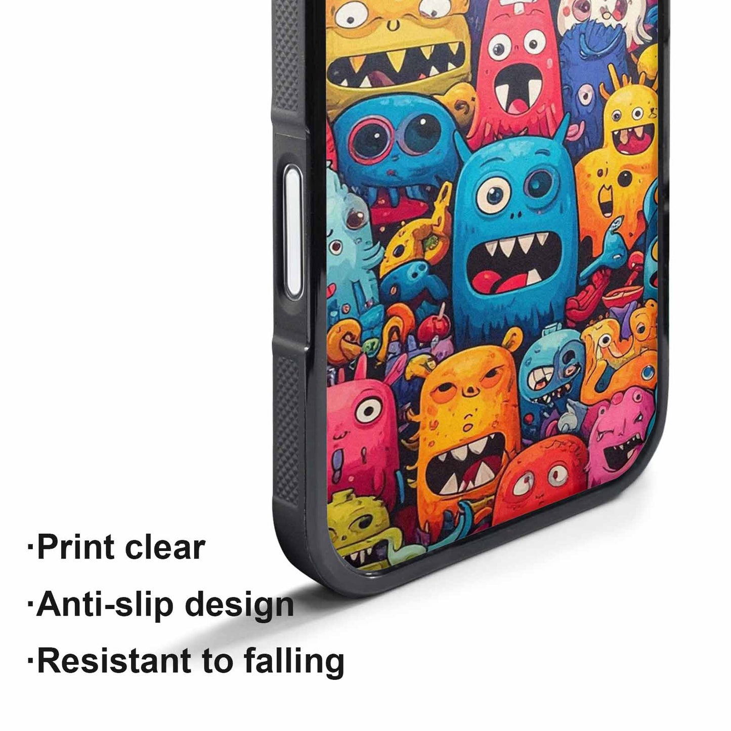 iPhone 17 Pro Max Case — Small Cartoon Monster Character Cartoon Cute, Unique Phone Case Design