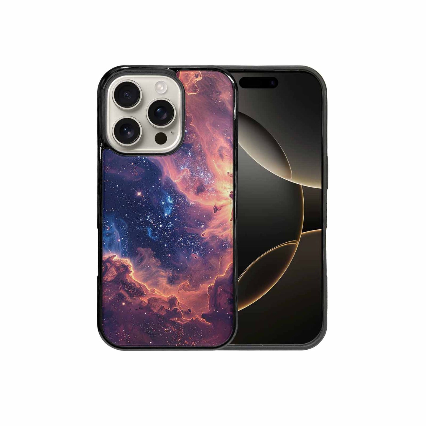 iPhone 16 Pro Case — Nebula Texture With Dense Star Cluster, Personalized Phone Case