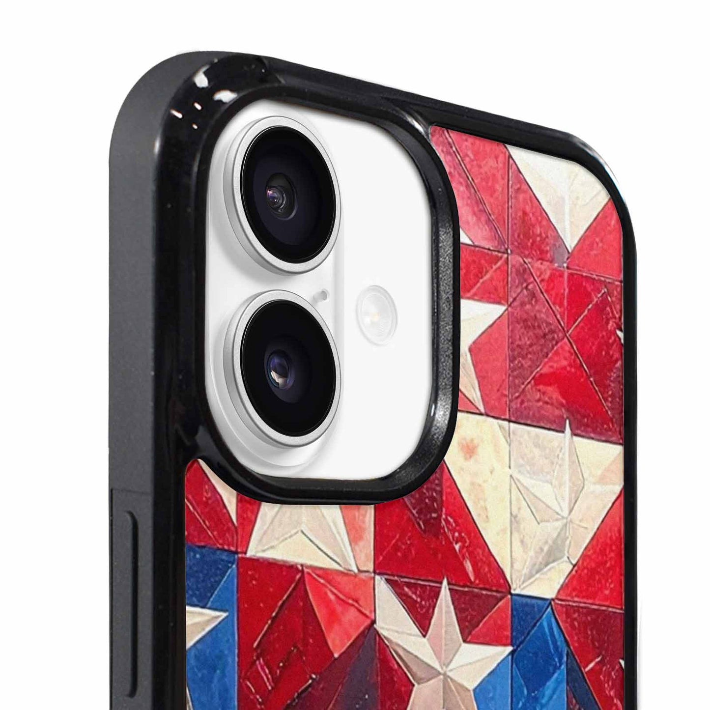 iPhone 17 Case — Small American Flag Stars Galaxy Space, Custom Designed Case Cover