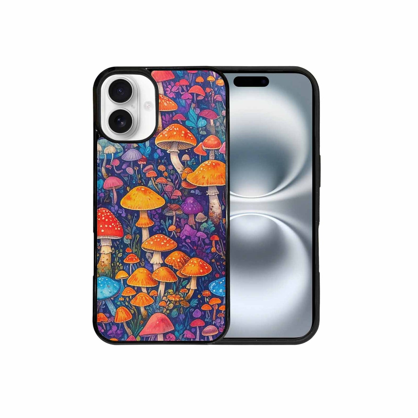 iPhone 16 Plus Case — Mushrooms General Mushrooms Pa, Custom Made Phone Cover