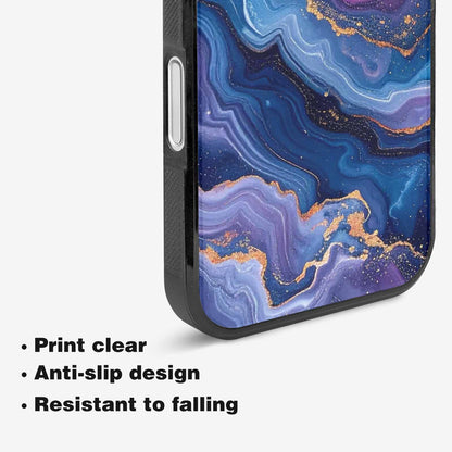 iPhone 16 Case — Marble Galaxy, Unique Phone Case Design