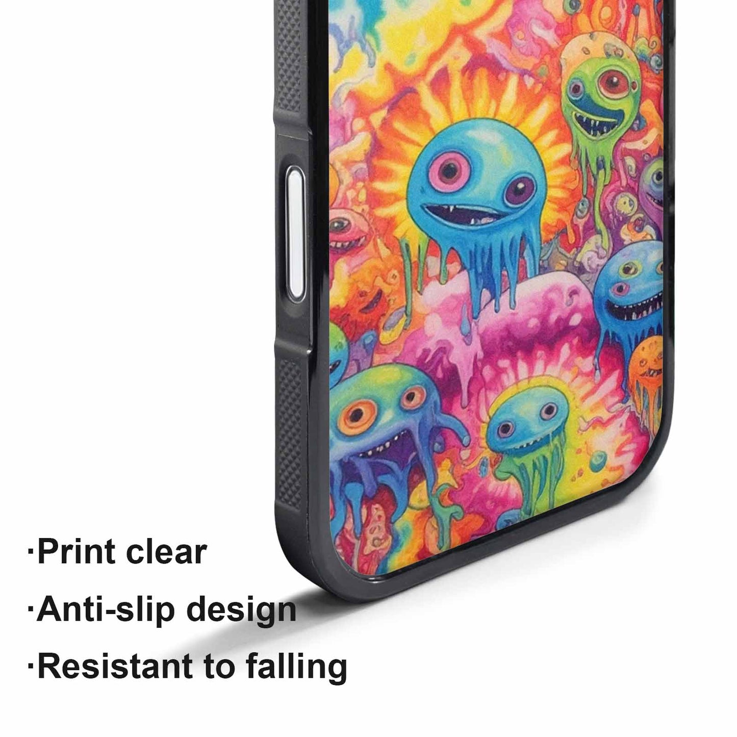 iPhone 17 Air Case — Aliens Tie Dyemelting Aliens P Tie, Original Design Phone Case