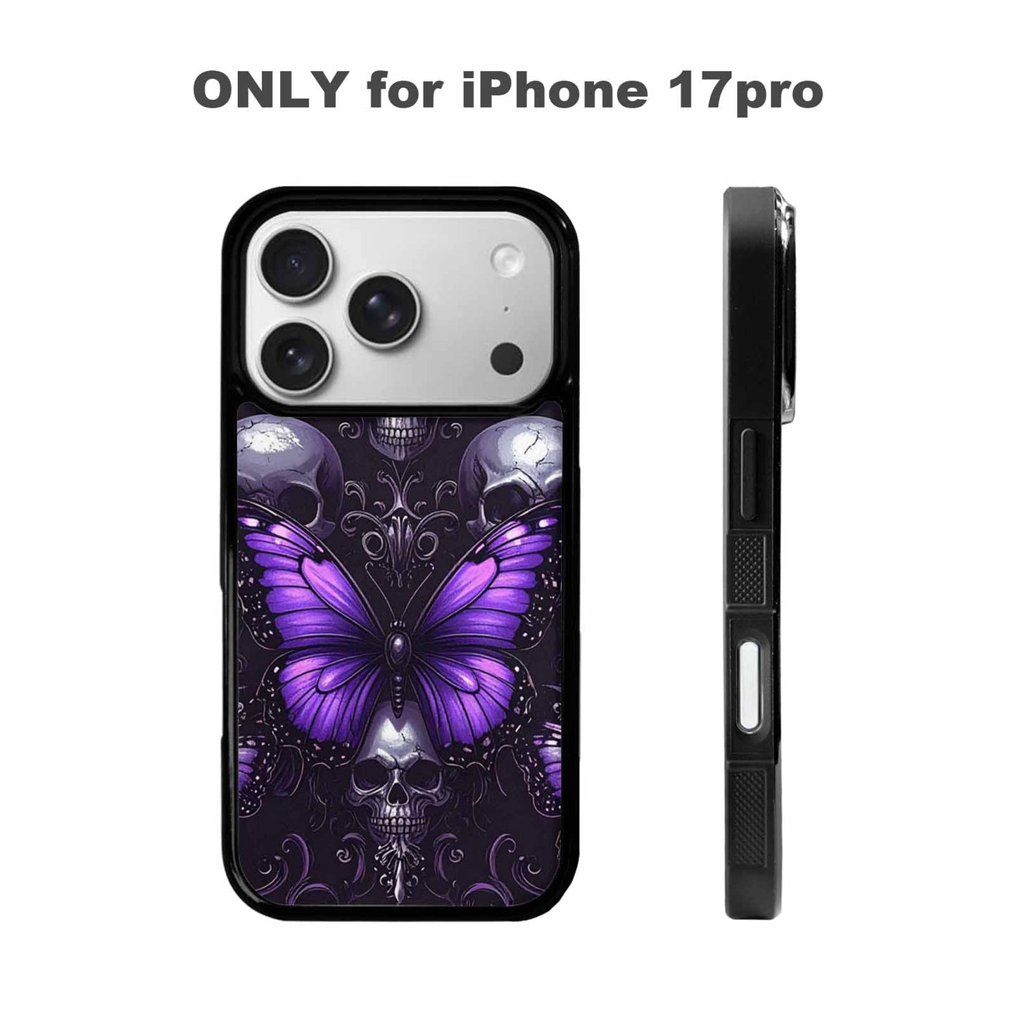 iPhone 17 Pro Case — Skull Dark Art Gothic Print Gothic, Custom Art Phone Cover