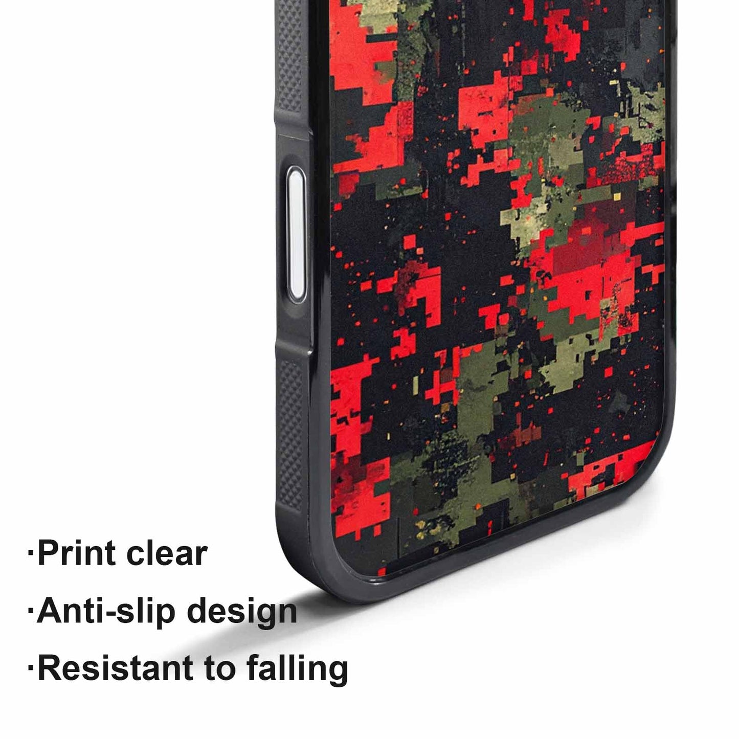 iPhone 17 Air Case — Small Military Camouflage Blotch Pattern Camo, Custom Print Case Cover