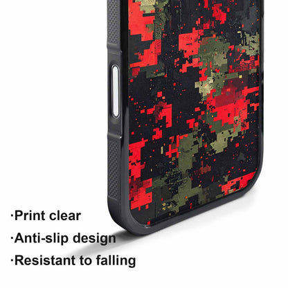 iPhone 17 Air Case — Small Military Camouflage Blotch Pattern Camo, Custom Print Case Cover