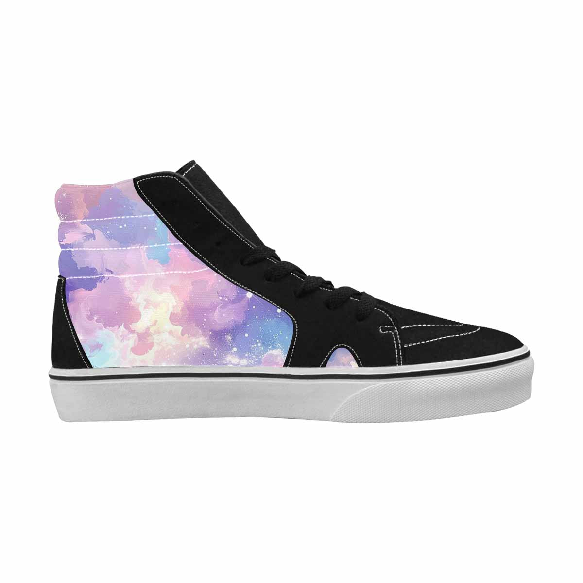 WOMEN'S Galaxy Art - High Top Canvas Cottagecore Custom Shoes