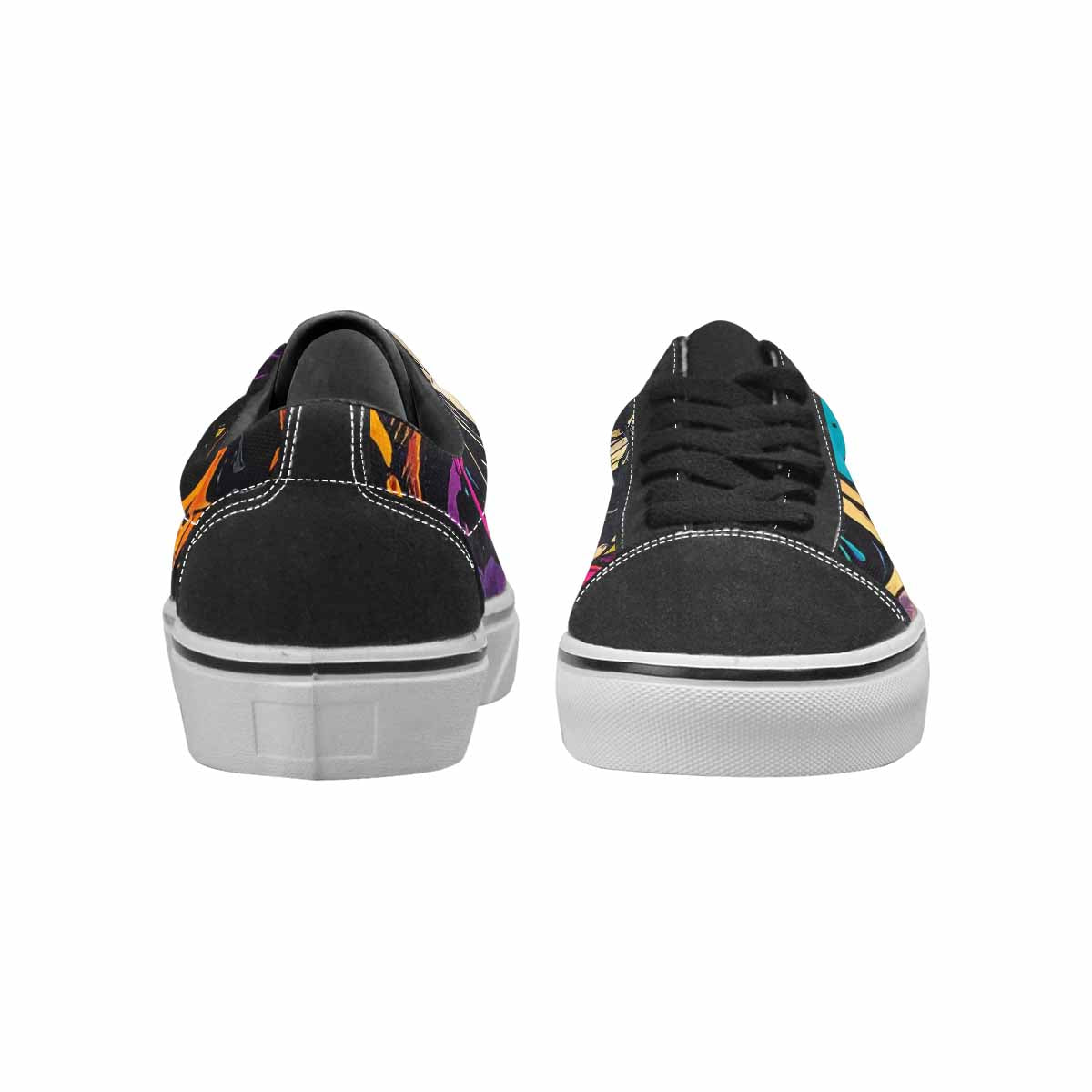 WOMEN'S 1000s Skulls Digital Camo Lace-Up Canvas Y2K Shoes