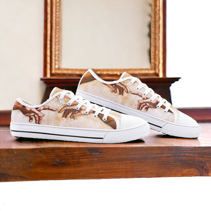Celtic Magenta Gold Vivid Bold Art - Freaky Shoes | Custom Art Sneakers