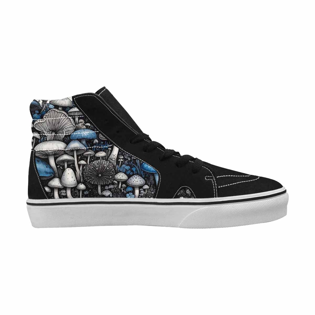 MEN'S Mushrooms (general) High Top Canvas Neon Fantasy Custom Shoes