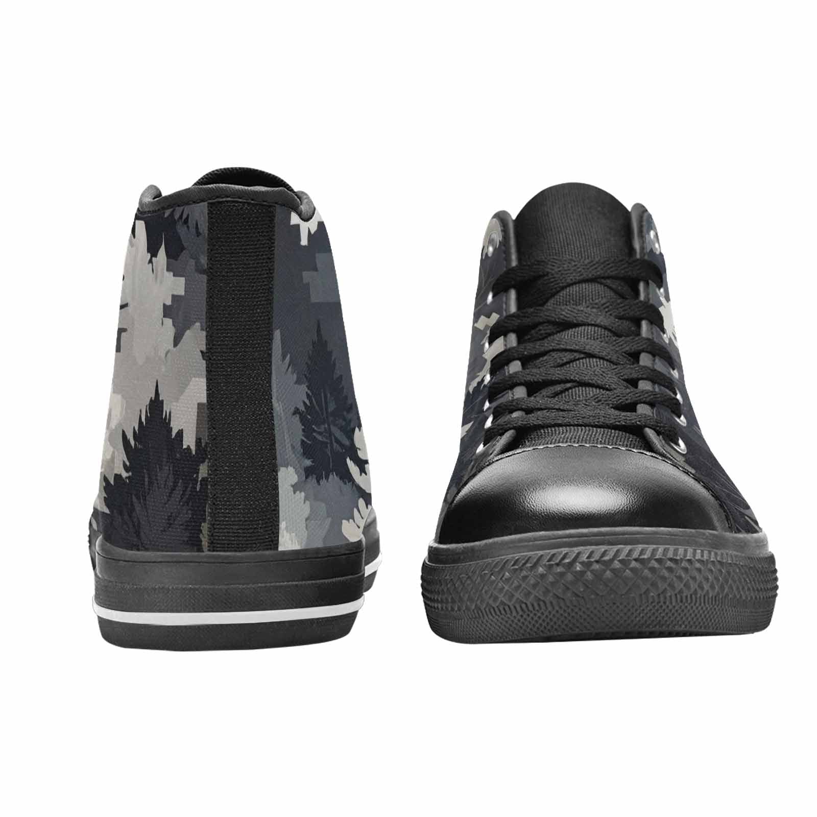 MEN'S Military Camouflage Blotch High Top Canvas Vivid Sneakers
