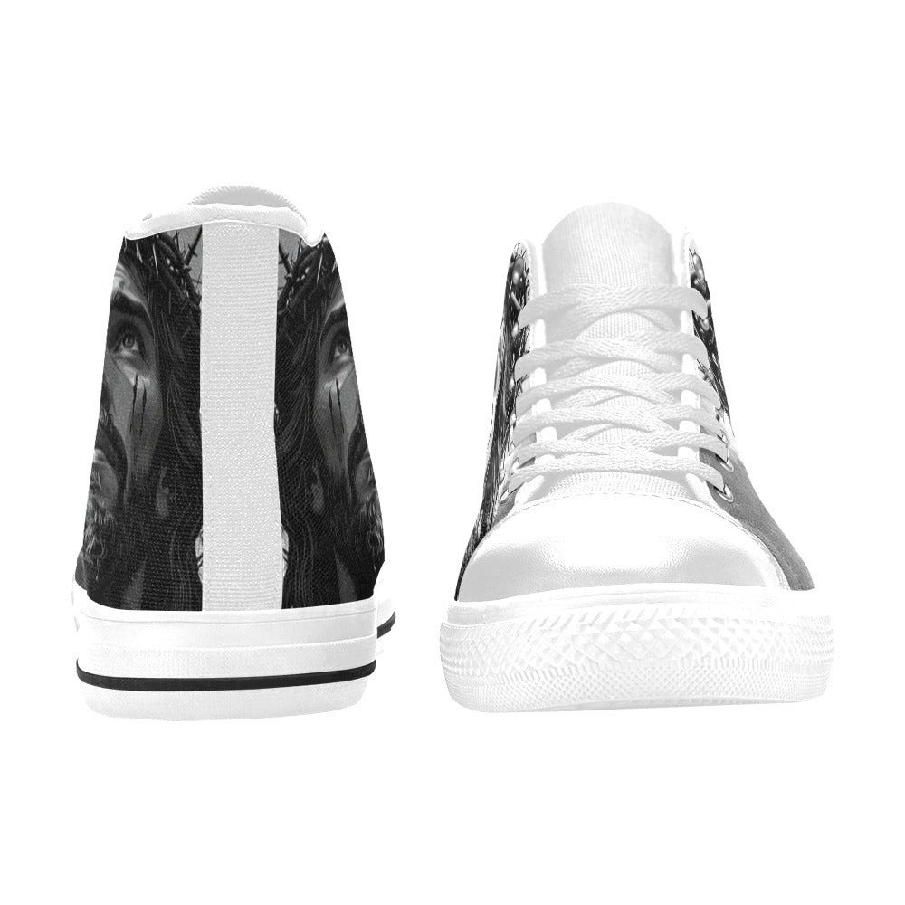 WOMEN'S Jesus_Ht_05 High Top Canvas Y2K Custom Shoes