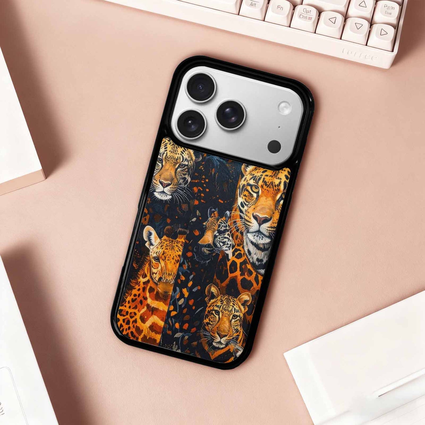 iPhone 17 Pro Case — Small Animal Print Pattern Randomly Animal, Unique Phone Case Design