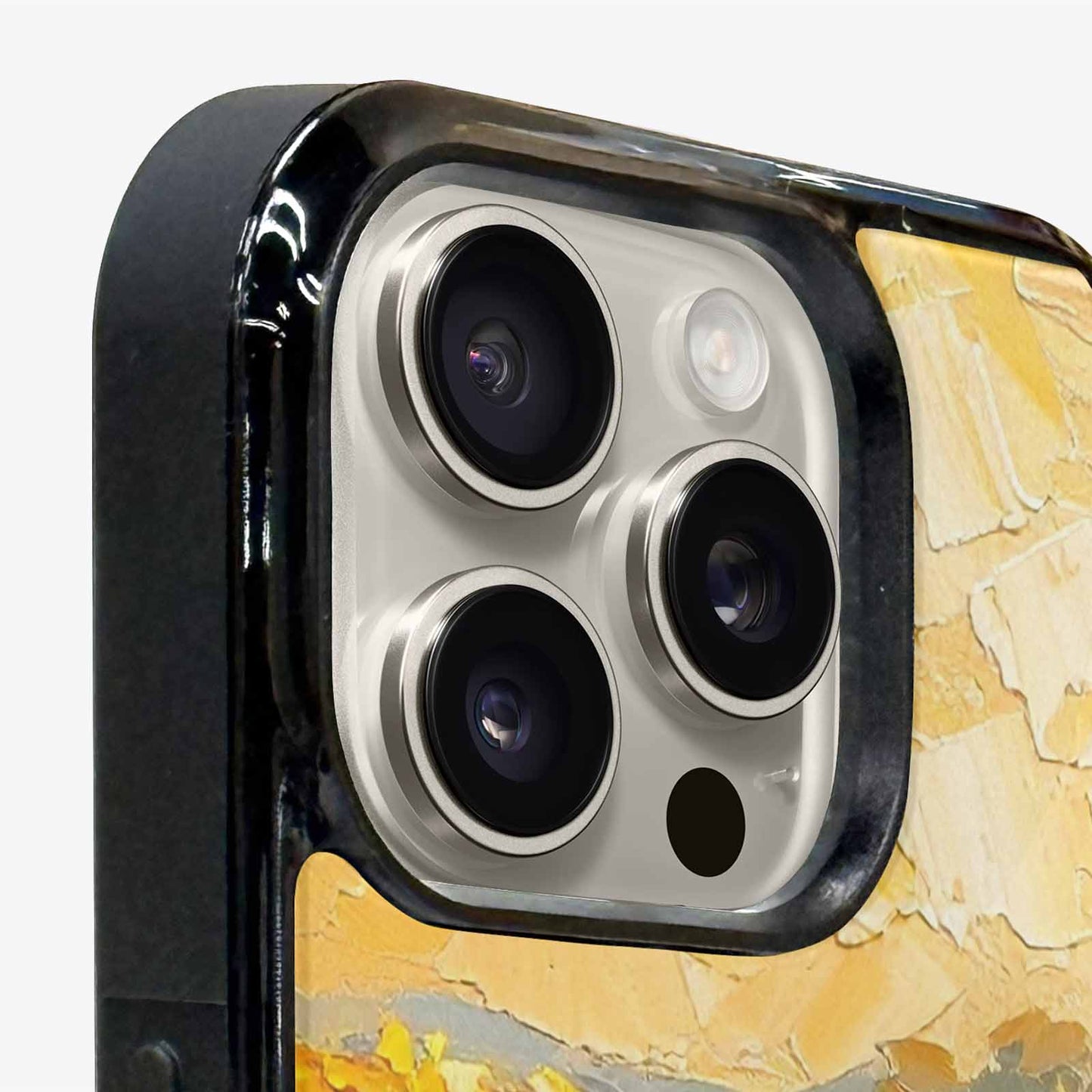 iPhone 16 Pro Case — Impressionist Sunflower Brushstroke Pattern Hundreds Of, Customized Protective Case