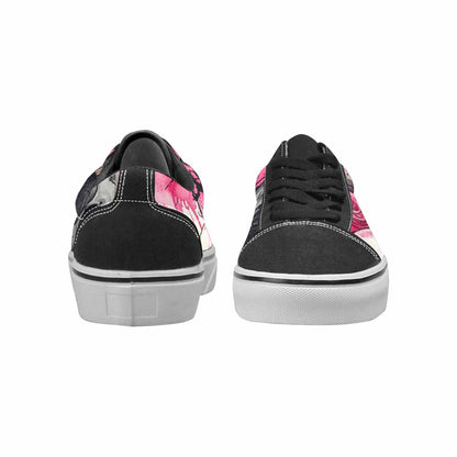 WOMEN'S Skull Roses Lace-Up Canvas Dreamcore Custom Shoes