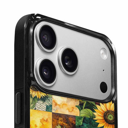 iPhone 17 Pro Case — Small Sunflower Pattern Randomly Varying Floral, Unique Phone Case Design