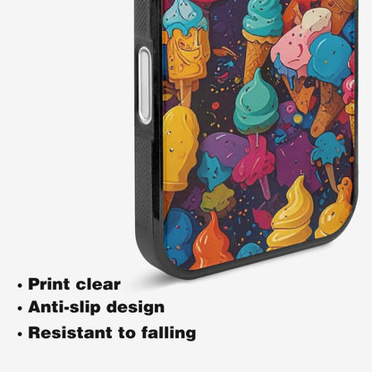 iPhone 16 Case — Ice Cream Motif Ice Cream Motifs, Personalized Phone Case