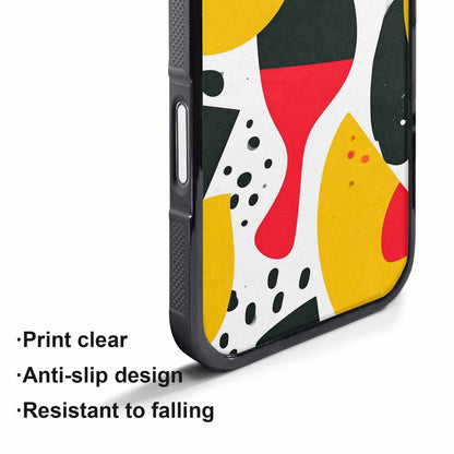 iPhone 17 Pro Max Case — Memphis Art Pattern Retro Vintage, Custom Made Phone Cover