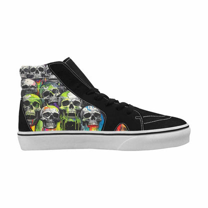 MEN'S Rainbow From Skull S High Top Canvas Aesthetic Shoes