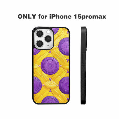 iPhone 15 Pro Max Case — Intersex Flag Color Theme Small Rainbow, Customized Protective Case