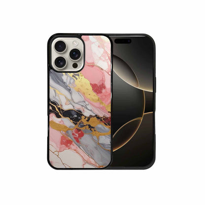 iPhone 16 Pro Max Case — Marble Vein Marble Veins Pattern Hundreds, Custom Designed Case Cover