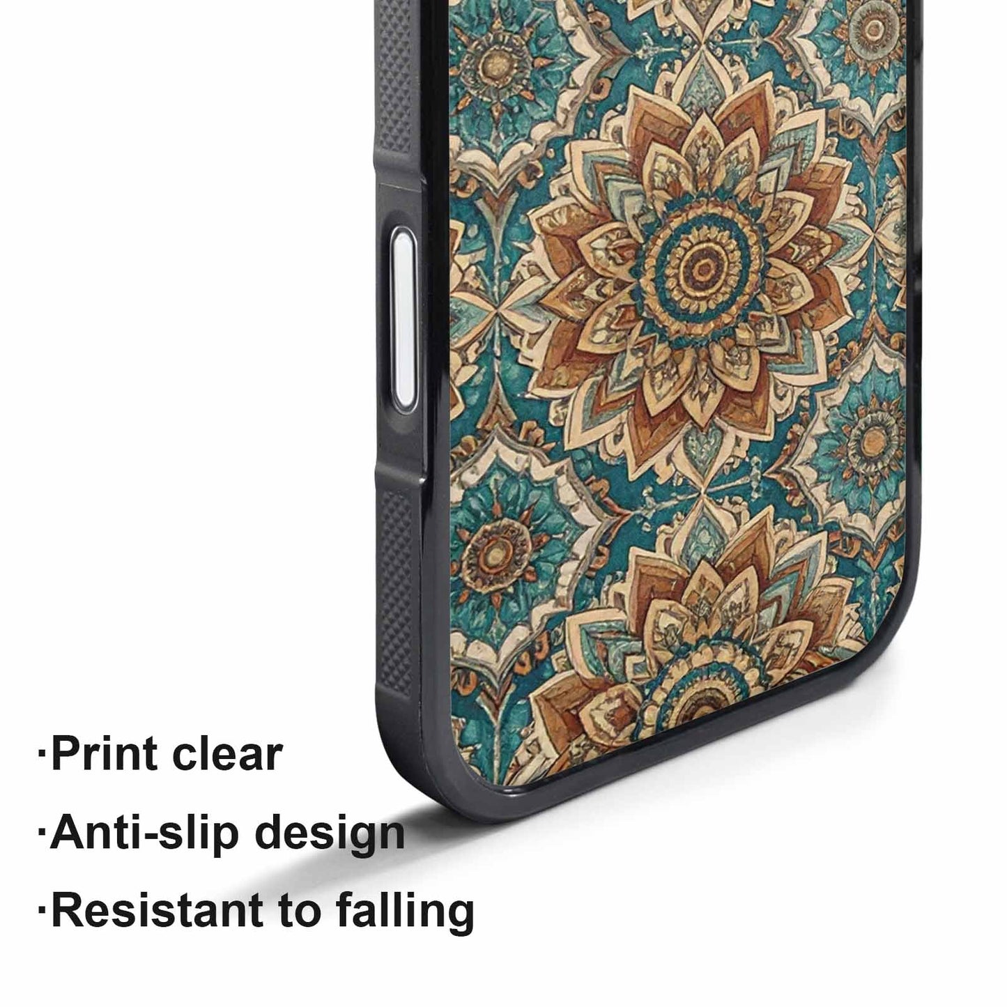 iPhone 17 Air Case — Small Mandala Pattern Randomly Varying Floral, Original Design Phone Case