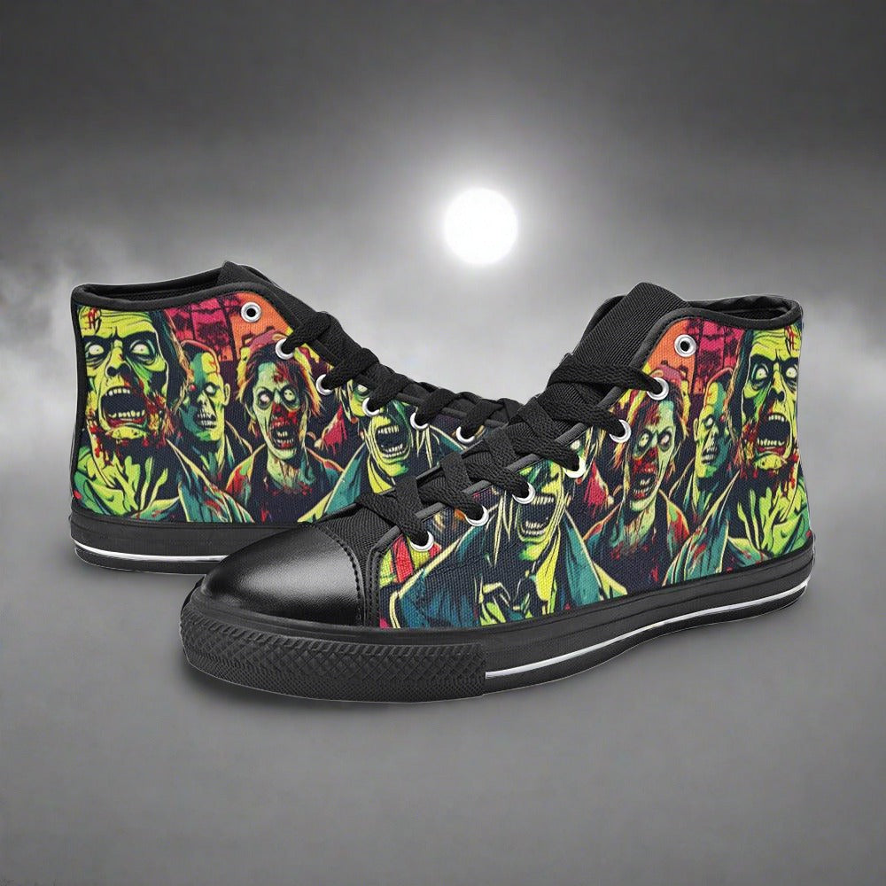 Mermaid Jewel Rich Wearable MEN Bold Art - Freaky Shoes | Custom Art Sneakers