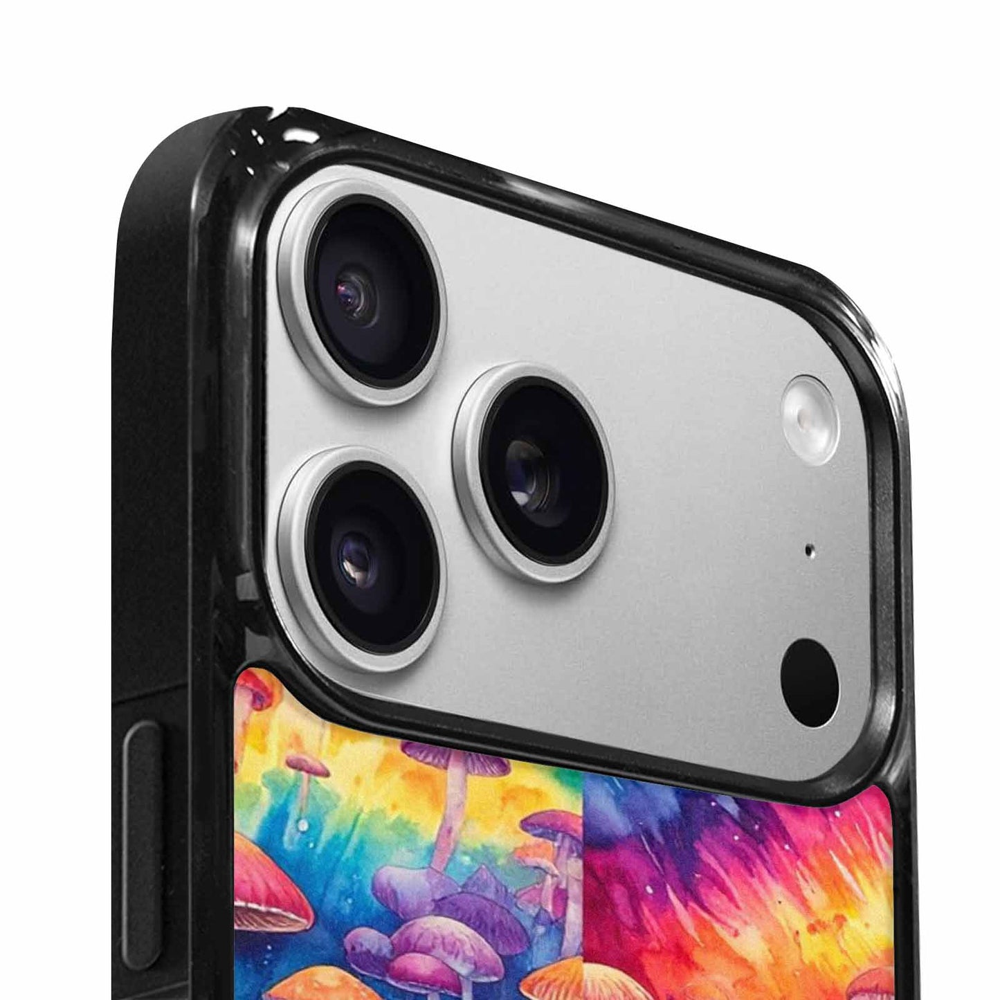 iPhone 17 Pro Max Case — Mushrooms Tie Dyemushrooms Pat Tie Dye, Custom Print Case Cover