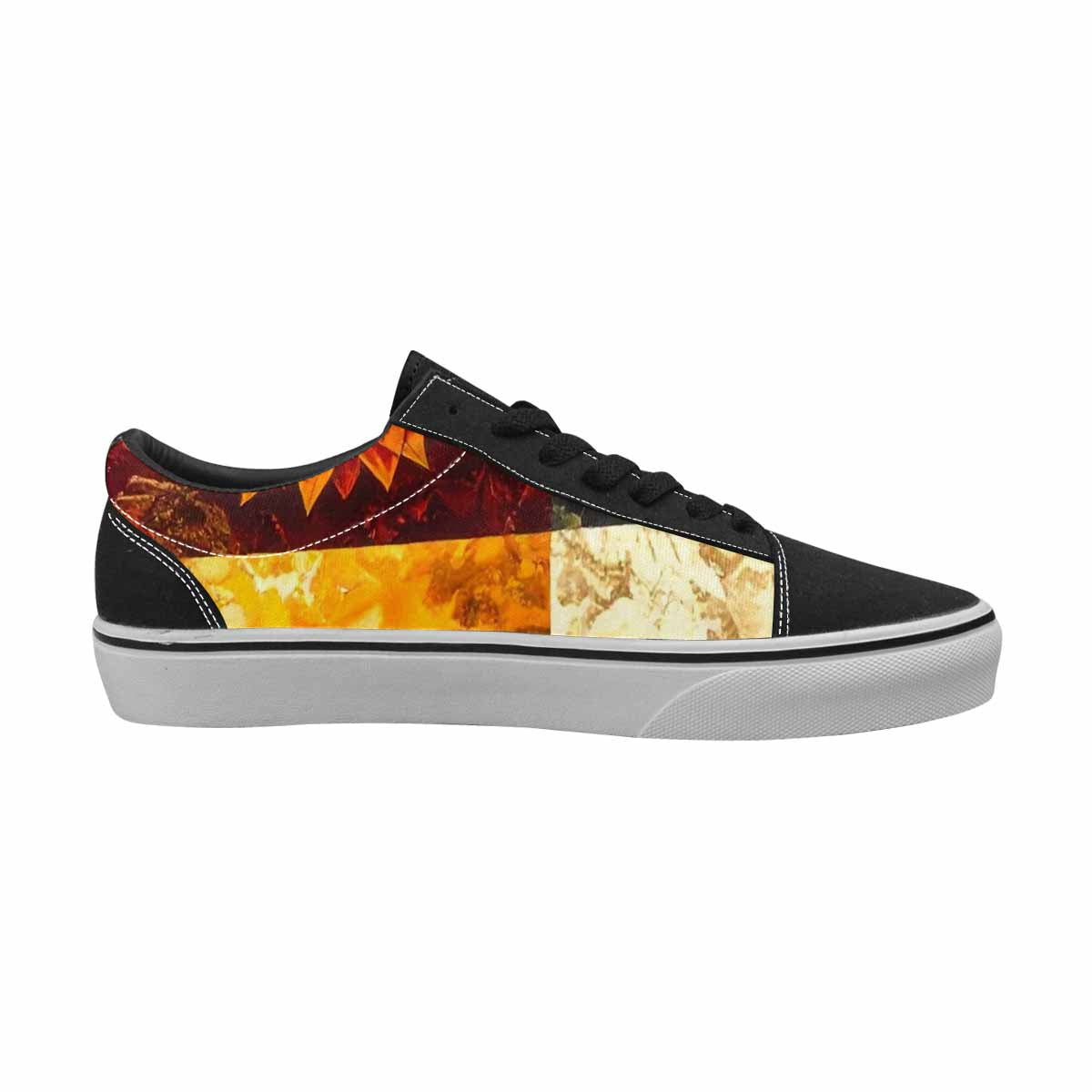 WOMEN'S Blend Melt Them Canvas Lace-Up Aesthetic Sneakers