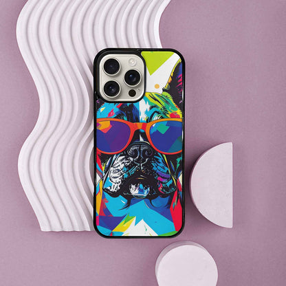 iPhone 16 Pro Max Case — French Bulldog Pop Art Pattern Personalized, Custom Printed Phone Case