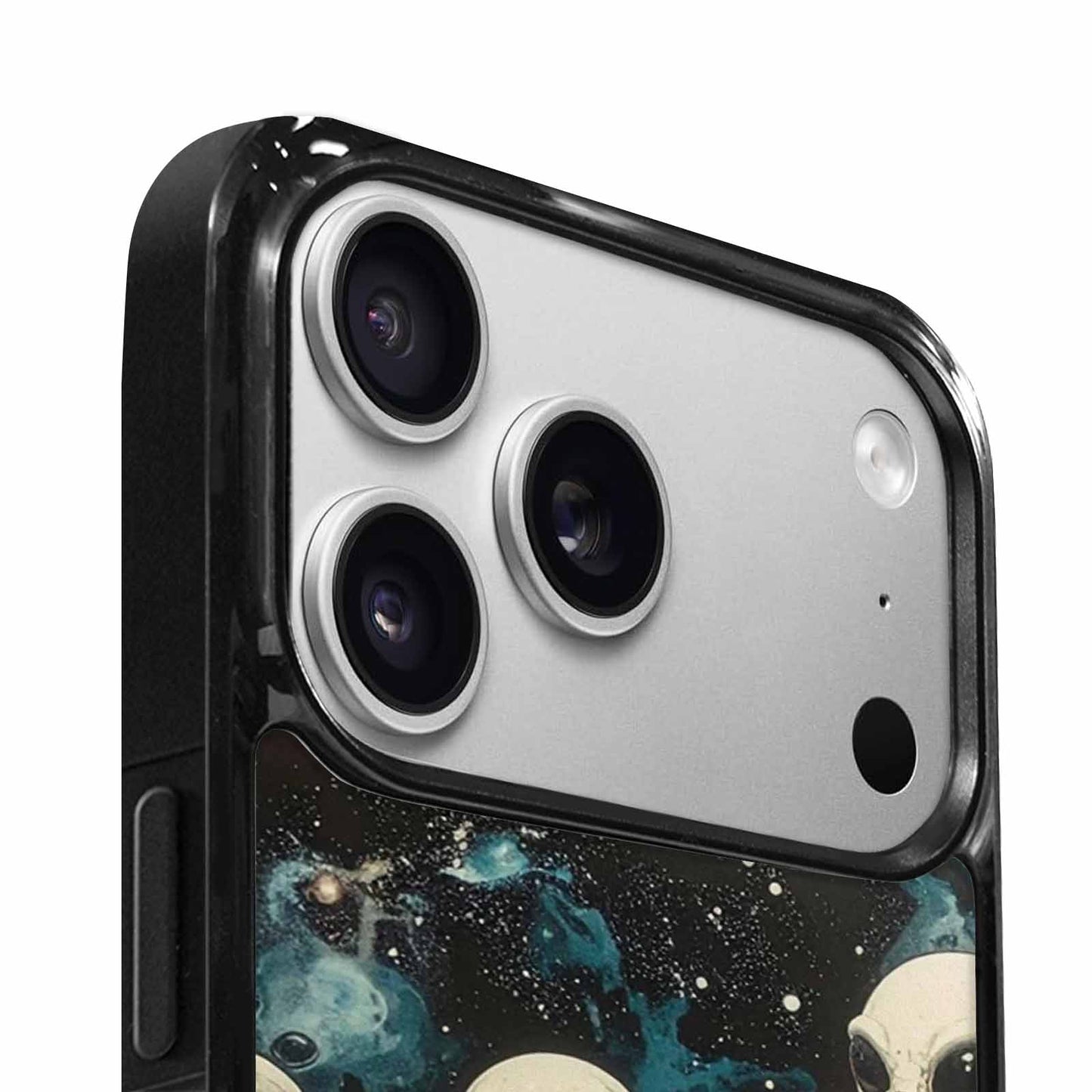 iPhone 17 Pro Case — Melting Aliens Pattern Hundreds Of Alien, Personalized Phone Case