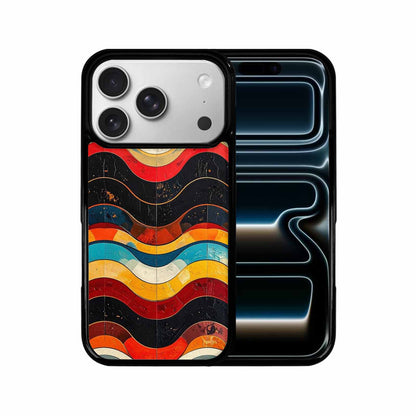 iPhone 17 Pro Case — Retro Wave Scallop Stripe Small Retro, Unique Phone Case Design