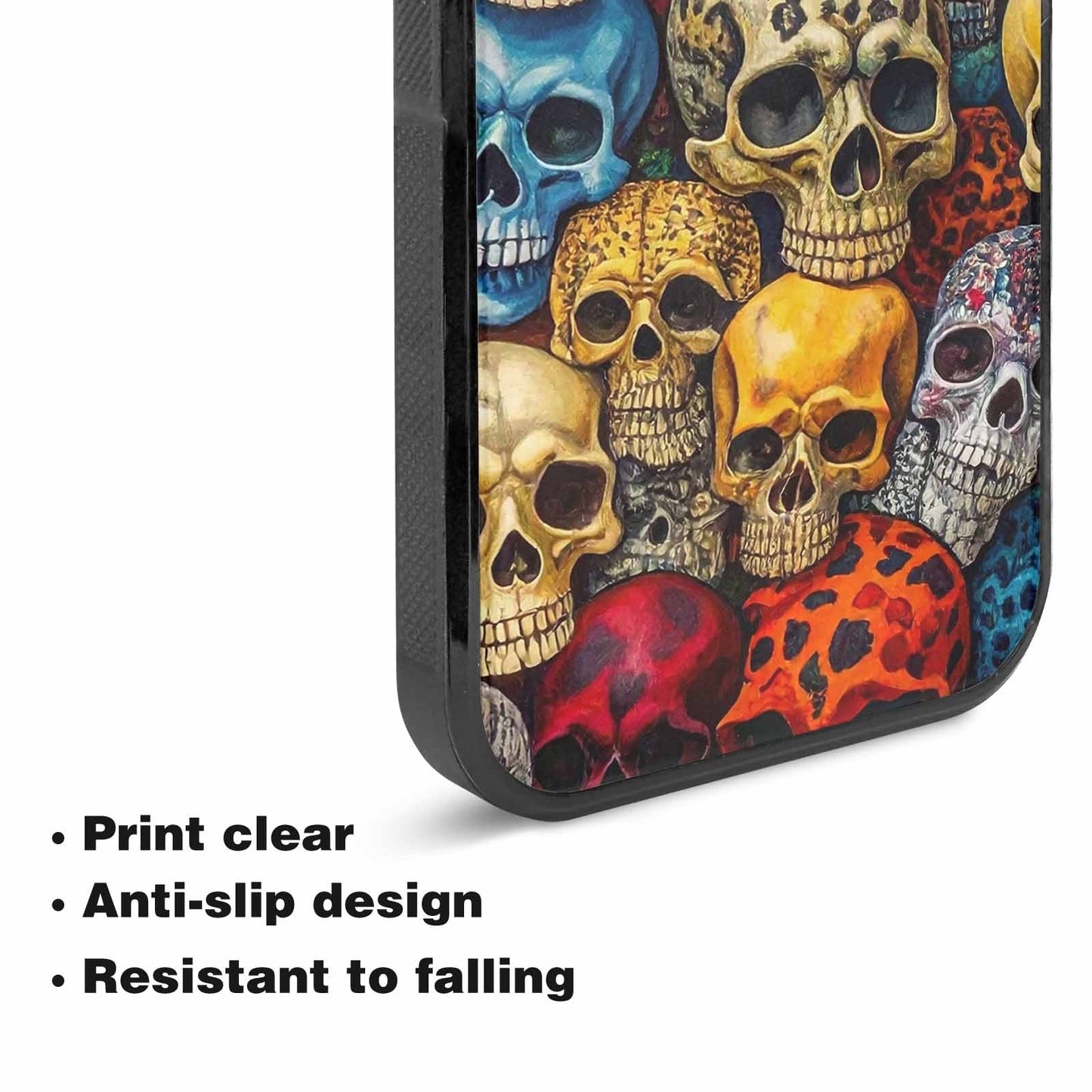 iPhone 15 Plus Case — Skulls Animal Printskulls Patt Ddn, Original Design Phone Case
