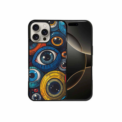 iPhone 16 Pro Max Case — Cartoon Eyeballs, Original Design Phone Case