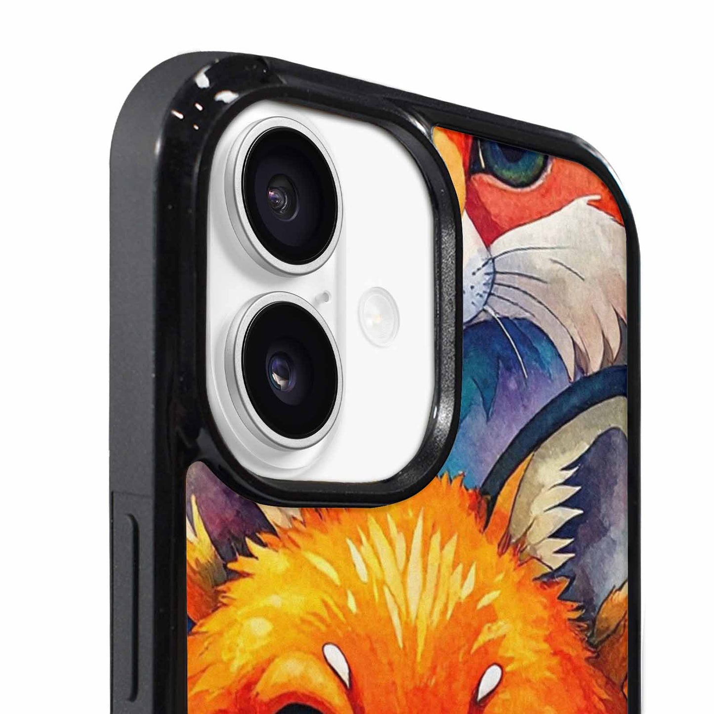 iPhone 17 Case — Watercolor Kawaii Fox Watercolor Abstract, Customized Protective Case