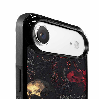 iPhone 17 Air Case — Skull Dark Art Gothic Print Gothic, Custom Made Phone Cover