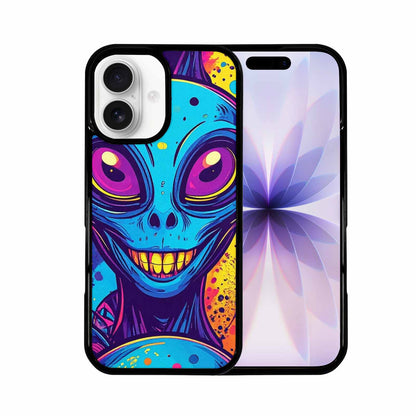iPhone 17 Case — Alien Ufo Cartoon Art Alien Scifi, Customized Protective Case