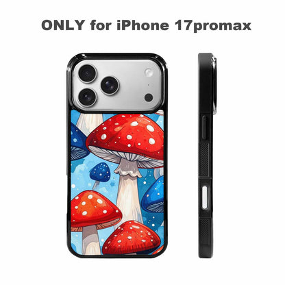iPhone 17 Pro Max Case — Vivid Winter Mushroom Cartoon Cute, Unique Phone Case Design