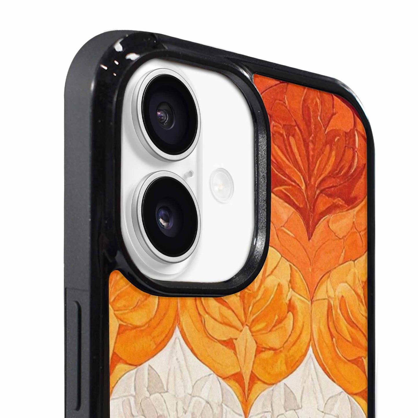 iPhone 17 Case — Lesbian Flag Color Theme Original Art, Custom Made Phone Cover