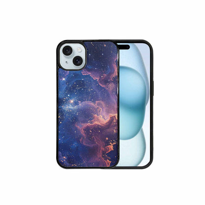 iPhone 15 Plus Case — Nebula Texture With Dense Star Cluster, Personalized Phone Case