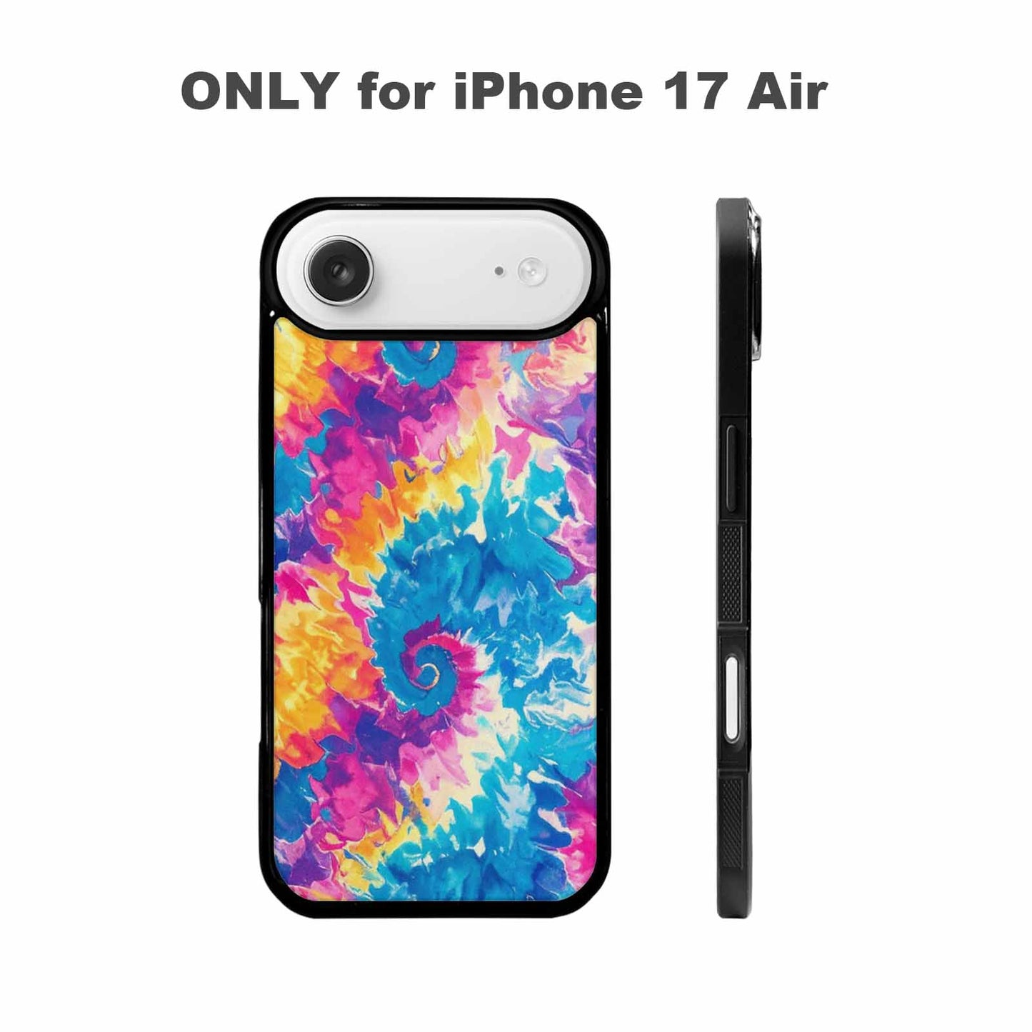 iPhone 17 Air Case — Small Tie Dye Swirl Pattern Tie, Custom Designed Case Cover