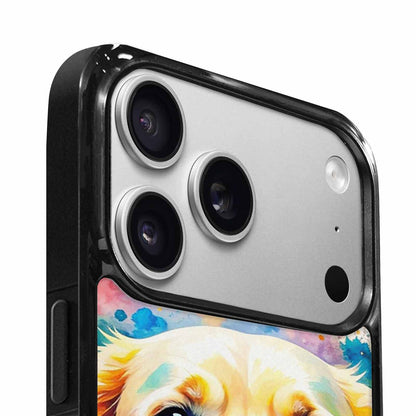 iPhone 17 Pro Case — Golden Retriever Watercolor Art Pattern Watercolor, Custom Printed Phone Case