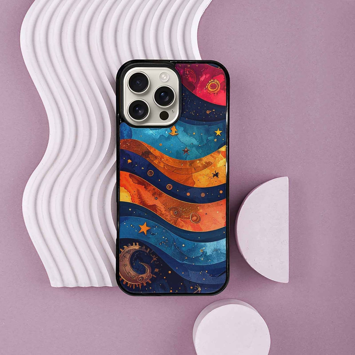 iPhone 16 Pro Max Case — Steampunk Galaxy, Custom Phone Case