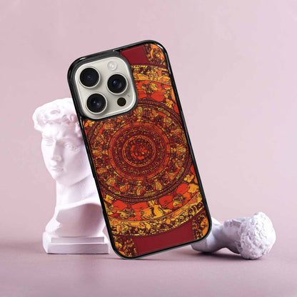 iPhone 16 Pro Case — Mandala Lions Art Seamless Pattern Vibrant, Personalized Phone Case