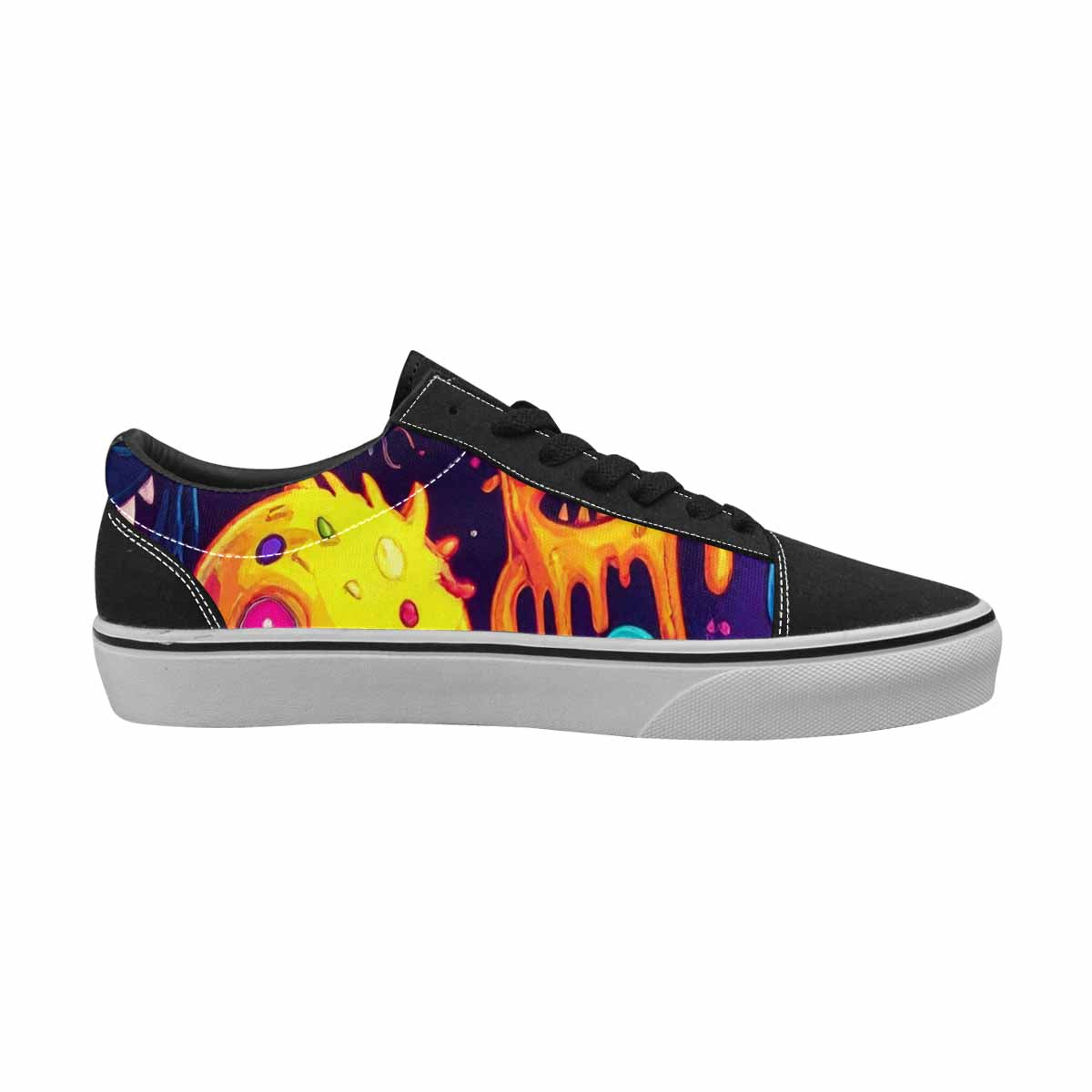 WOMEN'S Ice Cream Monsters  Lace-Up Canvas Dark Academia Sneakers