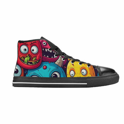 MEN'S Cartoon Monster Character High Top Canvas Dreamcore Custom Shoes