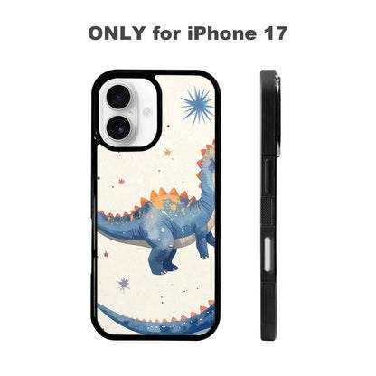 iPhone 17 Case — Retro Dinosaurs Star Galaxy Space, Unique Phone Case Design