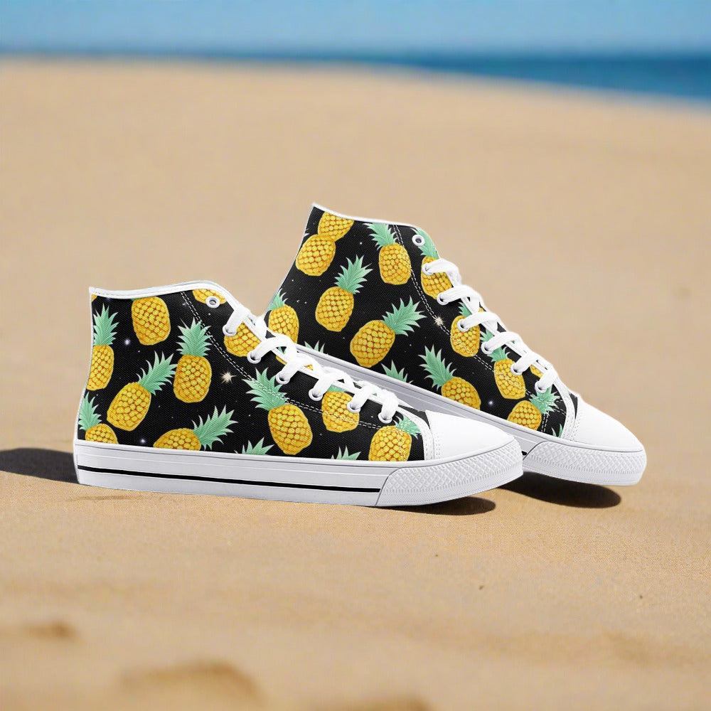 Peacock Navy Indigo Custom Bold Art - Freaky Shoes | Custom Art Sneakers
